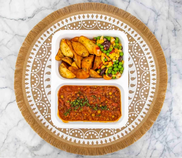 13.-Rode-curry-rundergehakt-aubergine-linzen-en-tomaat-aardappel-gemengde-groenten-scaled Rode curry • rundergehakt • aubergine • linzen • tomaat • aardappelwedges • gemengde groenten
