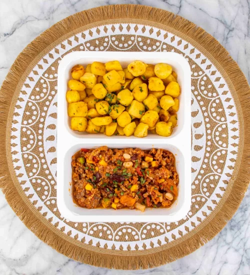 Chili con carne • krielaardappels