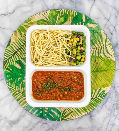 Vega spaghetti bolognese • welnessgroentemix